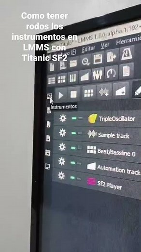 Cómo tener todos los instrumentos en LMMS con descargar Titanic SF2