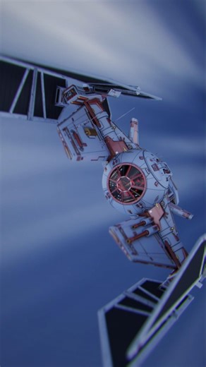 Star Wars : TIE Oracle concept #blender #starwars #spaceship #tiefighter #cgi #animation #concept
