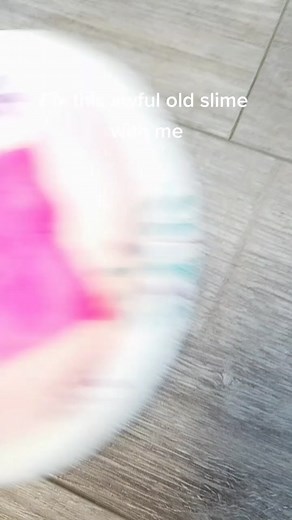 Fix this awful slime with me #firstvideo #fixingslime #pinkslime✨