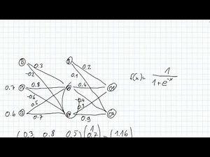 Neuronale Netze - Backpropagation - Forwardpass