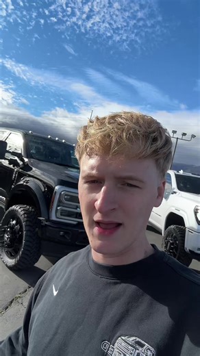 Emerson Nix (@doubletake6.7)’s video of paint matched trucks