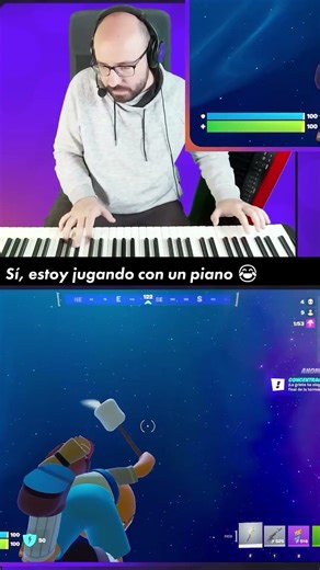 👉 Tocando Freedom Dive de xi mientras juego Fortnite 🎹⚡🔥