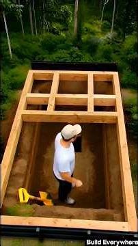 Built A House Deep in the Amazon Forest🌳 #shorts