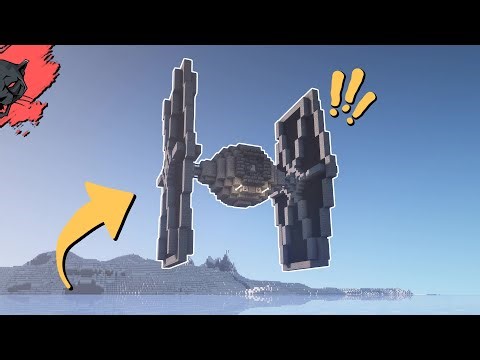 This is How to Build a Tie Fighter in Minecraft!