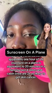 11K views · 100 reactions | Sunscreen on a plane? The amount of UVA exposure determined in the JAMA study was in the cockpit, so it isn’t clear if you are exposed to that much UVA in the cabin, as passenger windows likely have additional UV protection. I recommend wearing sunscreen if you are taking off, flying, and/or landing during daylight hours. #sunscreen #skinhealth #dermatologist hearts2sly on TT | Dr Dray | Facebook