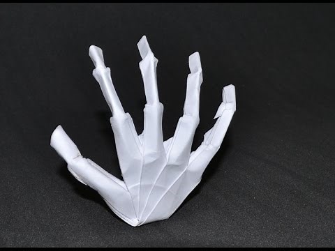 Origami: Skeleton Hand (Jeremy Shafer)