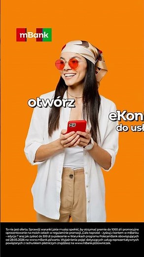 Otwórz eKonto do usług w mBanku