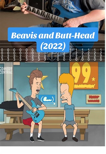 Exit Sandman Guitar Cover with Tabs by Beavis and Butt-Head