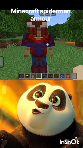 how to create spiderman armour in minecraft #shorts