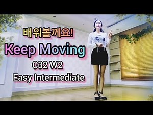 Keep Moving - Line Dance (Easy Intermediate) - Tutorial ❤️Learn with easy explanations! (Restart:...