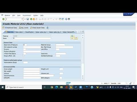 Create a material master with your own number in SAP MM