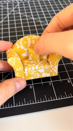 Handmade miniature dollhouse furniture satisfying process