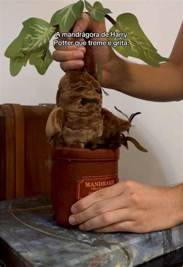 Reenvase de Mandrágoras de Harry Potter