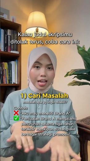 Pake cara ini supaya judul langsung Acc! #skripsi #judulskripsi