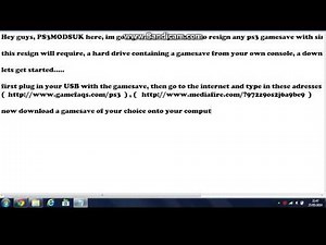 PS3 gamesave resigner 1.4 tutorial