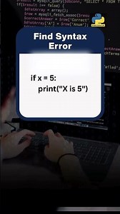 Find the syntax error series.. by @SimplePythonLab