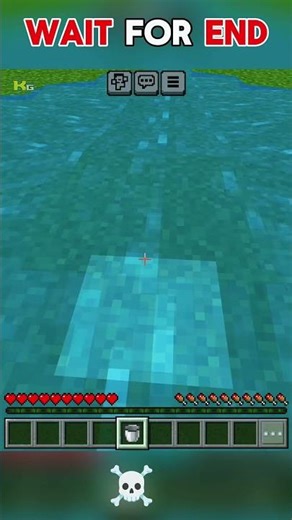 Water Bucket MLG in Minecraft | #minecraftshorts #minecraft #mlg #mlgclutch #shorts #mlgvideos