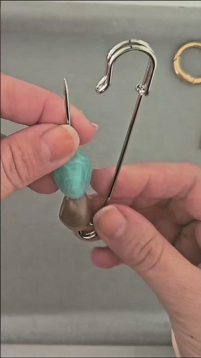 Making a Beaded Safety Pin 🧷✨