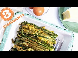 Sautéed Asparagus (With Egg & Romano Cheese) | Keto!