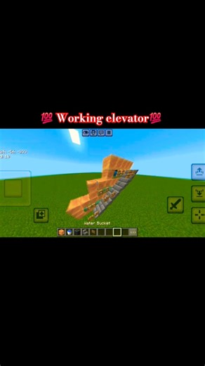 💯working elevator in minecraft pe/java/pojav 1.21+ #minecraft #shortz