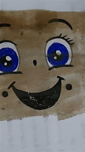 Cute kawaii drawing on square shape part 1.1 #shorts