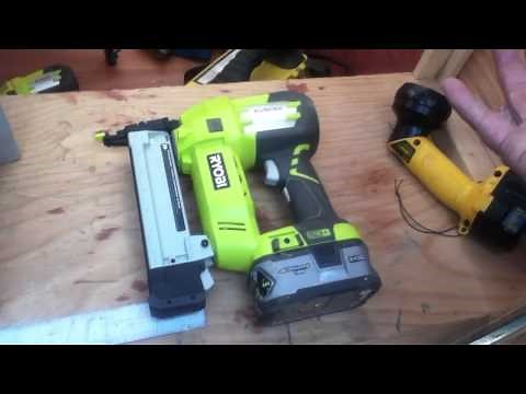 Ryobi P360 Airstrike 18ga Cordless Stapler Review