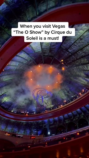 Experience “The O Show” by Cirque du Soleil at the Bellagio in Las Vegas