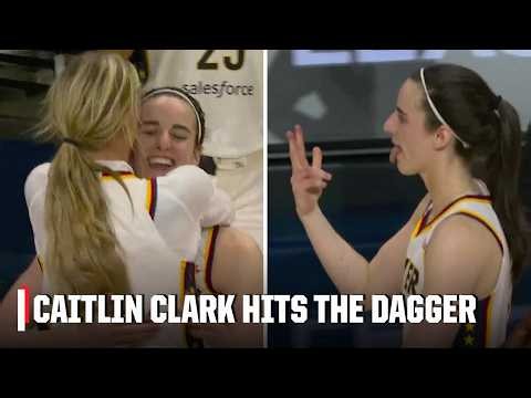 CAITLIN CLARK CALLS GAME 🤯 CC hits dagger to seal Fever's victory over the Mystics 💪 | WNBA on ESPN