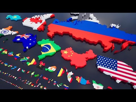 Country Size Comparison 2025 — 3D Map Animation Breakdown