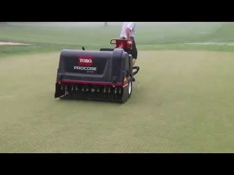 Greens Needle Tine Aeration