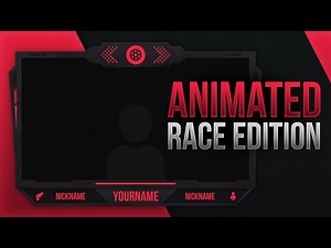 WheelRace Facecam (Template Animated | Speed Art + Tutorial) | FREE
