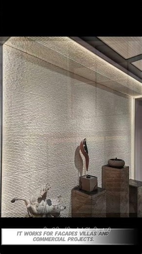 3D Texture Samples for Flexible Wall Cladding