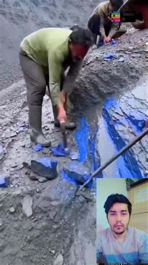 معدن سنگ لاجورد افغانستان #shorts