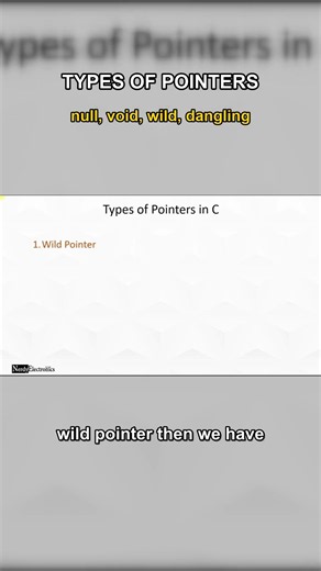 Types of Pointers in C