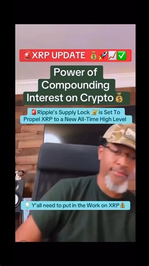 The secret to wealth in crypto? Time compounding = exponential results. ⏳🚀 #xrppriceprediction #xrparmy #xrpnews #XRPCommunity #xrpripple #cryptocurrency #ripple #bitcoin #XRP | Calvin Hill