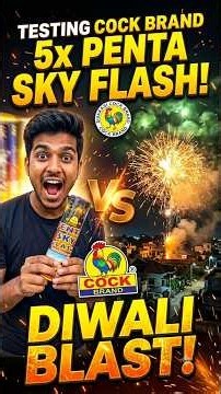 Cock Brand Ka Sabse Khatarnak Sky Shot! 😱 Testing Penta Sky Flash 💥 #Shorts
