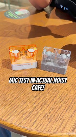 Moondrop Space Travel 2 Ultra vs Space Travel 2 - real noisy cafe mic test!