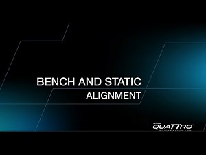 PROTEOR QUATTRO: Bench and Static Alignment