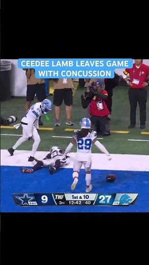 BREAKING: CEEDEE LAMB LEAVES GAME FOR COWBOYS