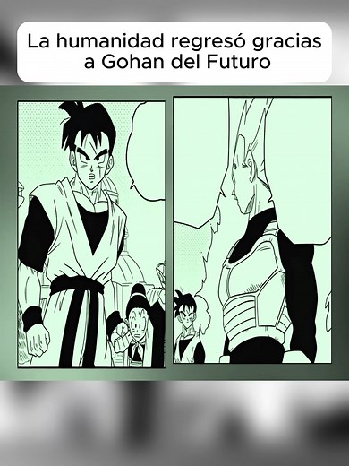 La humanidad regresó gracias a Gohan del Futuro 03 #dragonball #dbz #gohan #vegeta #cell #Anime #Manga #animetok #whatif #dragonballfans #Gohan #Vegeta