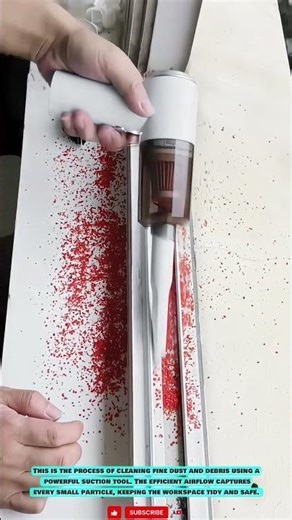 Mini Vacuum Cleaner: Precise Dust Removal Process for Narrow Surface Cleaning #innovationtools