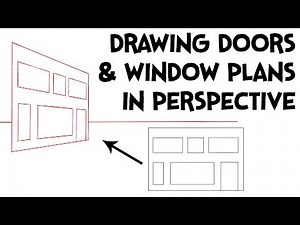 How to Draw Windows & Doors in Perspective: Irregular Spacing