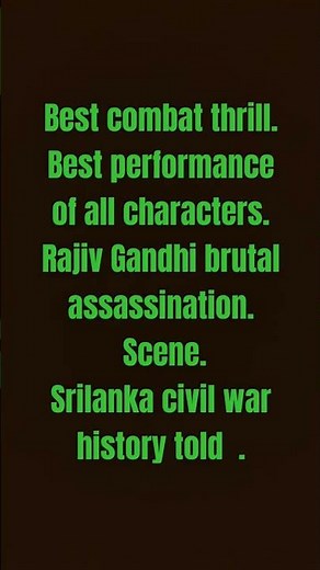 madras cafe movie 🎥 2013 review after cencerly watching it......