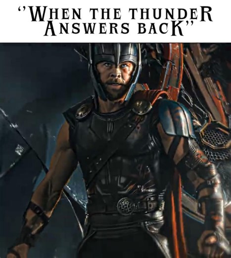 "When the THUNDER ANSWERS BACK"💀| Thor (Thor Ragnarok) 4k edit🔥| Chaosis(super slowed)#edit #shorts