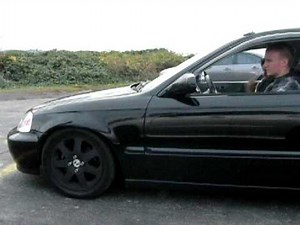 Stock B16 Turbo Civic E85 VS STI