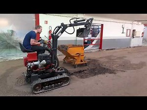 JMEKA - Mini pelles multifonctions - Vidéo d'un décaissement d'une zone délimitée