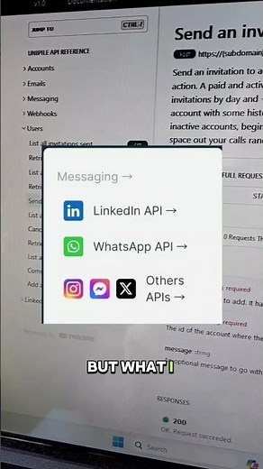 LinkedIn API for automated connection requests (and messaging). #aiautomation