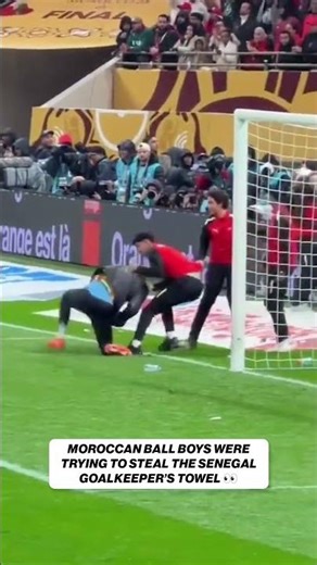They were trying to STEAL his towel?!? 👀 #soccer #towel #senegal #WorldCup