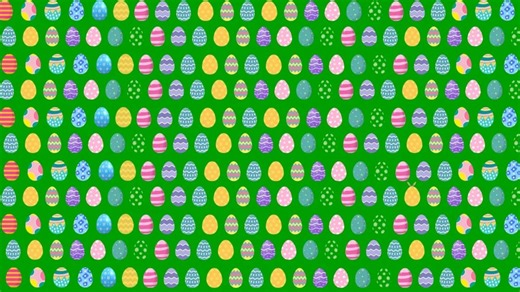 You have eyes of a hawk if you can find the bunny in this Easter brainteaser