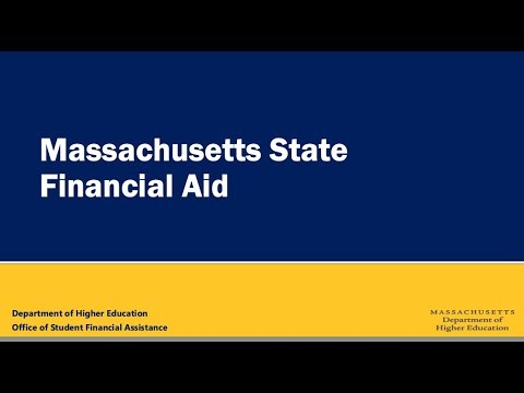 Understanding MA State Financial Aid